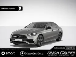 Mojavesilber (metallic) Gebraucht 2024 Mercedes C300e AMG Limousine | 46.900 € (Guter Preis)