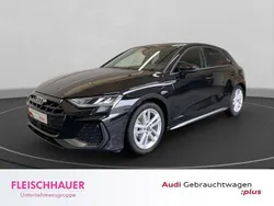 Mythosschwarz metallic Gebraucht 2024 Audi A3 Sportback S-Line Limousine | 36.490 € (Fairer Preis)