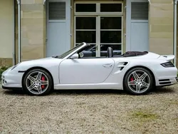 Weiß Gebraucht 2010 Porsche 911 Turbo Cabriolet Cabrio | 93.760 € (Etwas zu teuer)