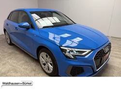 Blau Gebraucht 2021 Audi A3 Sportback e-tron S-Line Limousine | 26.950 € (Fairer Preis)