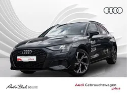 Grau (manhattangrau metallic) Gebraucht 2023 Audi A3 Sportback Advanced Plus Limousine | 27.870 € (Superpreis)