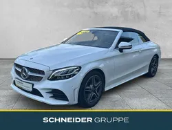 Weiß Gebraucht 2020 Mercedes C180 AMG line Cabrio | 32.490 € (Guter Preis)
