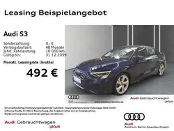 Blau Gebraucht 2024 Audi S3 Ambiente Limousine | 44.690 € (Fairer Preis)
