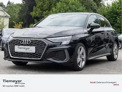 Mythosschwarz metallic Gebraucht 2022 Audi A3 Sportback e-tron S-Line Limousine | 30.140 € (Etwas zu teuer)