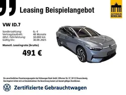 Blau Gebraucht 2024 VW ID.7 IQ Drive Limousine | 47.444 € (Fairer Preis)