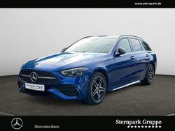 Blau Gebraucht 2024 Mercedes C300e AMG Limousine | 46.940 € (Fairer Preis)