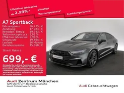 Daytonagrau perleffekt Gebraucht 2023 Audi A7 Sportback S-Line Kleinwagen | 56.775 € (Teuer)