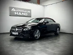 Obsidianschwarz metalliclack Gebraucht 2019 Mercedes E200 AMG Cabrio | 33.990 € (Superpreis)