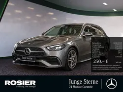 Grau Gebraucht 2022 Mercedes C220 AMG Limousine | 34.440 € (Etwas zu teuer)
