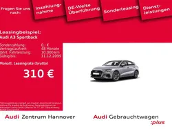 Silber Gebraucht 2021 Audi A3 Sportback Design Limousine | 20.990 € (Fairer Preis)
