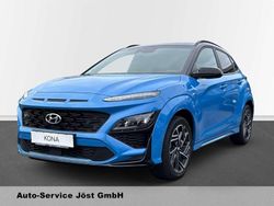 Phantom black / met (blau Gebraucht 2022 Hyundai Kona N Line SUV | 19.950 € (Fairer Preis)