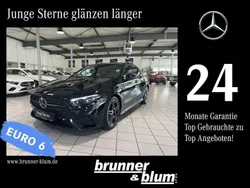 Lack kosmosschwarz Gebraucht 2023 Mercedes A250 AMG Limousine | 40.990 € (Teuer)