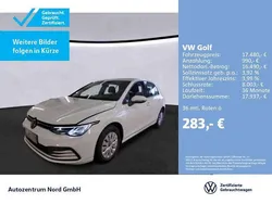 Weiß Gebraucht 2021 VW Golf VIII Basis Limousine | 17.480 € (Guter Preis)