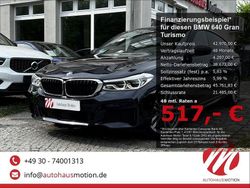Carbonschwarz metallic Gebraucht 2020 BMW 640 M Sport Coupé | 42.970 €