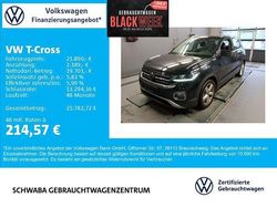 Schwarz Gebraucht 2023 VW T-Cross Style SUV | 21.890 € (Fairer Preis)