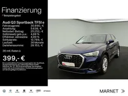 Navarrablau metallic Gebraucht 2021 Audi Q3 Sportback Sport SUV | 30.890 € (Fairer Preis)
