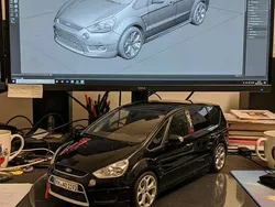 Schwarz Gebraucht 2008 Ford S-MAX Titanium Van / Kleinbus | 4.000 € (Fairer Preis)