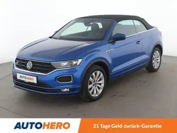 Blau Gebraucht 2022 VW T-Roc Cabriolet R-line Cabrio | 27.390 € (Guter Preis)
