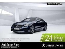 Blau Gebraucht 2022 Mercedes C220 AMG Coupé | 31.974 € (Superpreis)