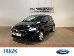 Obsidianschwarz metallic Gebraucht 2022 Ford Fiesta Titanium Kleinwagen | 15.899 € (Guter Preis)