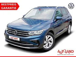 Blau Gebraucht 2021 VW Tiguan SUV | 31.490 € (Fairer Preis)