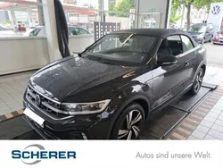 Deep black perleffekt schwarz Gebraucht 2022 VW T-Roc Cabriolet R-line Cabrio | 28.800 € (Fairer Preis)