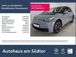 Mondsteingrau/schwarz Gebraucht 2023 VW ID.3 Pro Performance Kleinwagen | 27.579 € (Fairer Preis)