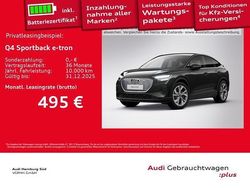 Schwarz (0e mythosschwarz metallic) Gebraucht 2025 Audi Q4 Sportback e-tron Ambiente SUV | 48.181 € (Etwas zu teuer)