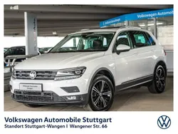 Pure white Gebraucht 2017 VW Tiguan Sound SUV | 21.430 € (Fairer Preis)
