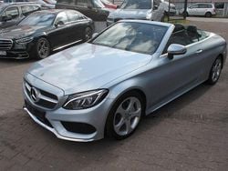 Diamantsilber metalliclack Gebraucht 2018 Mercedes C200 AMG line Cabrio | 22.400 € (Superpreis)