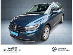 Nightshade blue metallic (metallic) Gebraucht 2021 VW Tiguan United SUV | 23.450 € (Guter Preis)