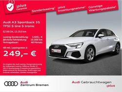 Weiß Gebraucht 2024 Audi A3 Sportback S-Line Limousine | 34.280 € (Guter Preis)