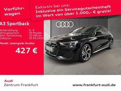 Schwarz Gebraucht 2025 Audi A3 Sportback S-Line Kleinwagen | 38.850 € (Fairer Preis)