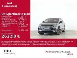 Taifungrau metallic Gebraucht 2022 Audi Q4 Sportback e-tron S-Line SUV | 32.810 € (Superpreis)