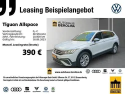 Weiß Gebraucht 2024 VW Tiguan Allspace Life SUV | 35.333 € (Superpreis)