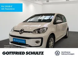 Weiß Gebraucht 2021 VW up! move up! Kleinwagen | 12.950 € (Fairer Preis)