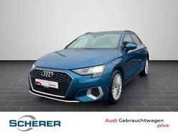 Blau Gebraucht 2021 Audi A3 Sportback Advanced Limousine | 19.900 € (Guter Preis)