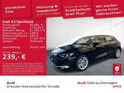 Brillantschwarz Gebraucht 2024 Audi A3 Advanced Plus Limousine | 26.490 € (Guter Preis)