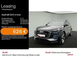 Mythosschwarz metallic Gebraucht 2024 Audi Q6 e-tron S-Line SUV | 65.850 € (Superpreis)
