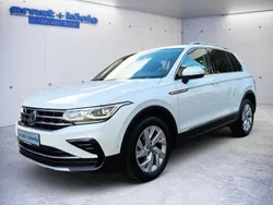 Pure white Gebraucht 2023 VW Tiguan Elegance SUV | 28.470 € (Guter Preis)