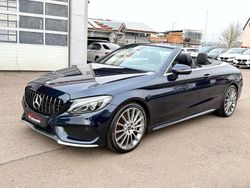 Blau Gebraucht 2017 Mercedes C250 AMG line Cabrio | 22.900 € (Fairer Preis)