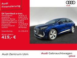 Navarrablau metallic Gebraucht 2022 Audi Q4 Sportback e-tron S-Line SUV | 34.670 € (Fairer Preis)