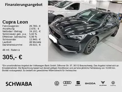 Midnight schwarz metallic Gebraucht 2022 Cupra Leon VZ Kombi | 26.780 € (Fairer Preis)