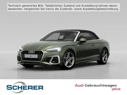 Distriktgrün metallic verdeck Gebraucht 2024 Audi A5 Cabriolet S-Line Cabrio | 51.790 € (Superpreis)