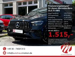 Obsidianschwarz metalliclack Neu 2025 Mercedes GLE53 AMG AMG Coupé | 119.970 € (Teuer)