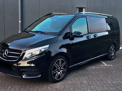 Schwarz Gebraucht 2019 Mercedes V250 AMG line Van / Kleinbus | 43.999 € (Superpreis)