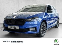 Raceblau metallic / dach schw Gebraucht 2025 Skoda Fabia Monte Carlo Kleinwagen | 20.480 € (Fairer Preis)