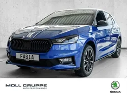 Raceblau metallic / dach schw Gebraucht 2025 Skoda Fabia Monte Carlo Limousine | 20.480 € (Fairer Preis)