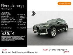 Mythosschwarz metallic Gebraucht 2022 Audi SQ7 S-Line SUV | 60.890 € (Superpreis)