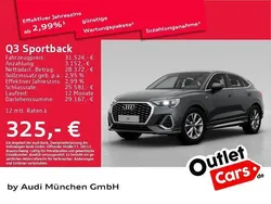 Grau Gebraucht 2022 Audi Q3 Sportback S-Line SUV | 31.524 € (Superpreis)